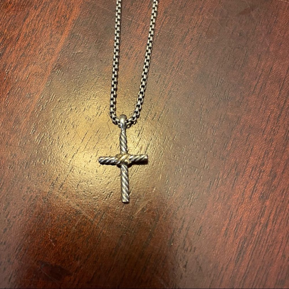 David Yurman X Cross Gold